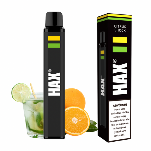 CITRUS SHOCK HAX 800 PUFFS 🍋🍋‍🟩